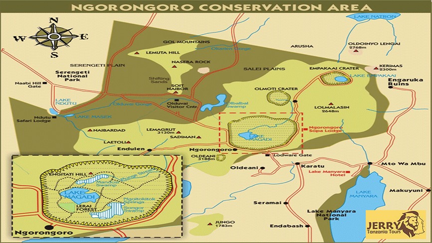 Location Of Ngorongoro Conservation Area