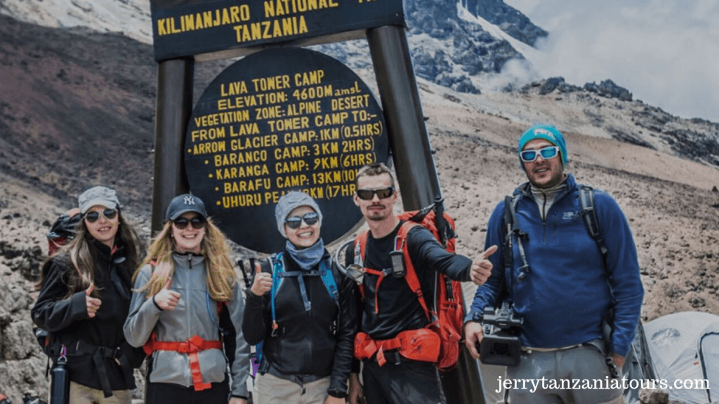 summiting Kilimanjaro